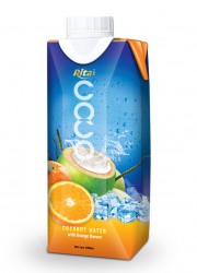 330ml Orange Flavour Coconut Water